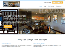 Tablet Screenshot of garagetownhayden.com
